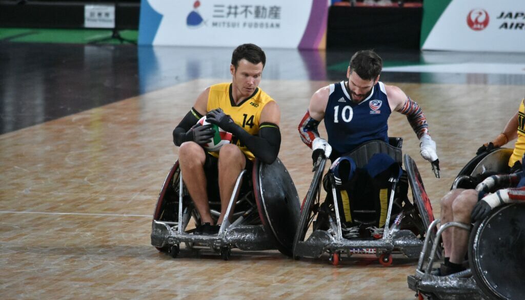 rullstolsrugby paralympics